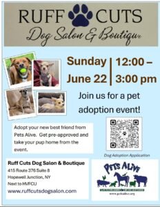 Ruff Cuts Dog Salon & Boutique Pet Adoption Event @ Ruff Cuts Dog Salon & Boutique