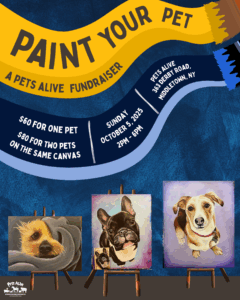 🎨 PAINT YOUR PET! – A Pets Alive Fundraiser @ Pets Alive