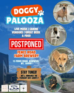 Doggypalooza - POSTPONED! Stay tuned for a new date in February! @ Fence Road Farm Brewery